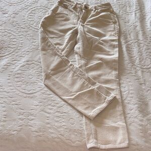 PacSun Cream Corduroy Pants Mom Jeans Gently Loved 25